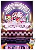 Five Nights at Freddy's: Security Breach - Mega Pizzaplex Wall Poster with Pushpins