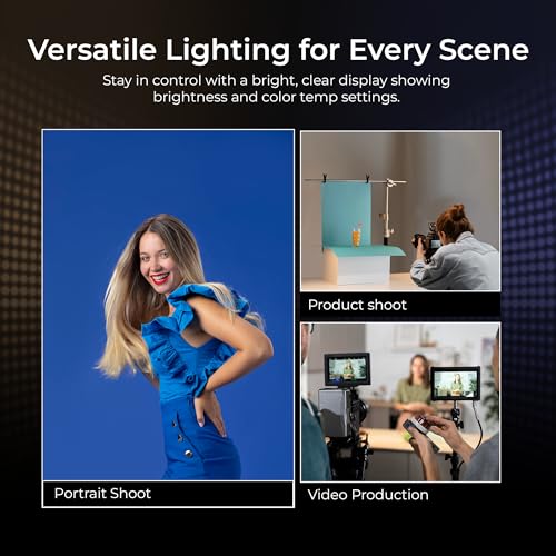 Image of Digitek LED-D432 Bi LED Video Light Studio, for YouTube Video, Product Photography, Makeup Shoot and More (Battery not Included)