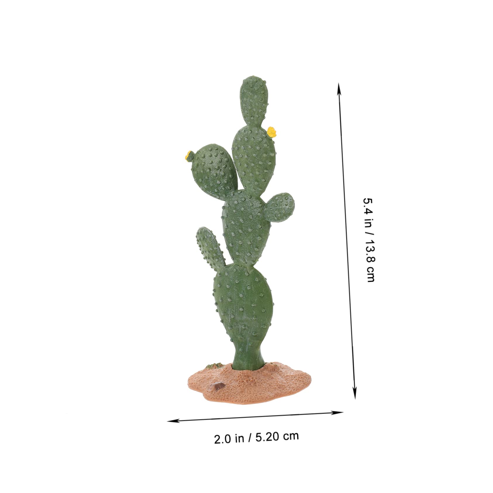 Ciieeo Cactus Decorativo In Resina Per Giardino E Balcone — Simpatico Ornamento Verde Per Casa E Ufficio