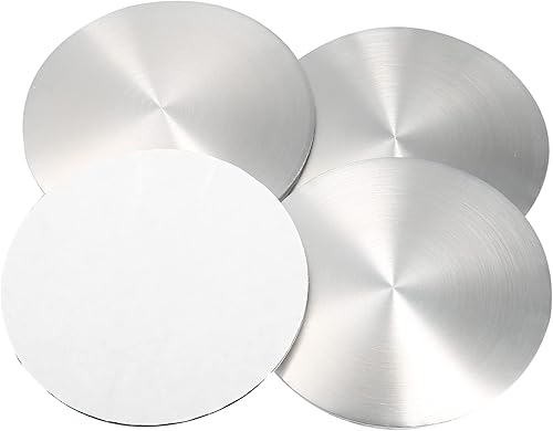 Miniatura 5 de X AUTOHAUX 4 unidades, 2.953 in, tono plateado, universal, tapacubos, emblema, insignia, calcomanía