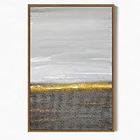 Framed Canvas Wall Art Abstract Color Canvas Prints Home Artwork Decoration for Living Room,Bedroom - 16x24 inches