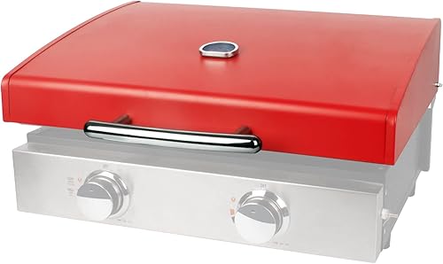 Capucha de cubierta dura con medidor de temperatura para parrilla Blackstone de 22 pulgadas, campana de parrilla 5011 para parrilla Blackstone de 22