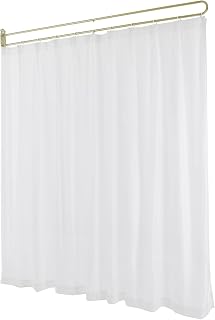 Privacy Partition Curtains, Wall Room Divider with Flat Hook, U-Shape Hospital Curtains for Fitting Room Beauty Salon Bedroom