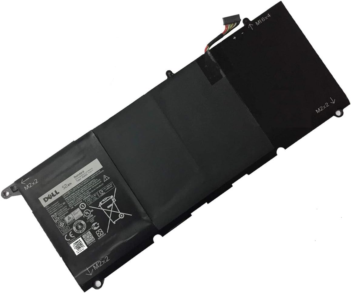 DELL JD25G Notebook Battery 7.4V 52WH Replaceable for DELL XPS 13 9343 XPS 13 9350 Series Also Compatible with 90V7W 7.6V 56WH Best OEM Quality