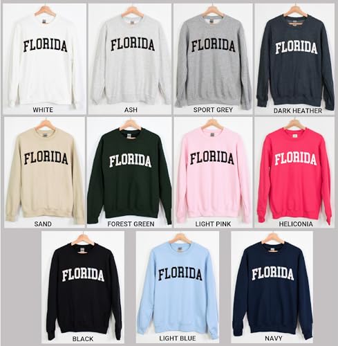 NACRE APPAREL Florida Sweatshirt Cute Summer Florida Beach Hoodie3