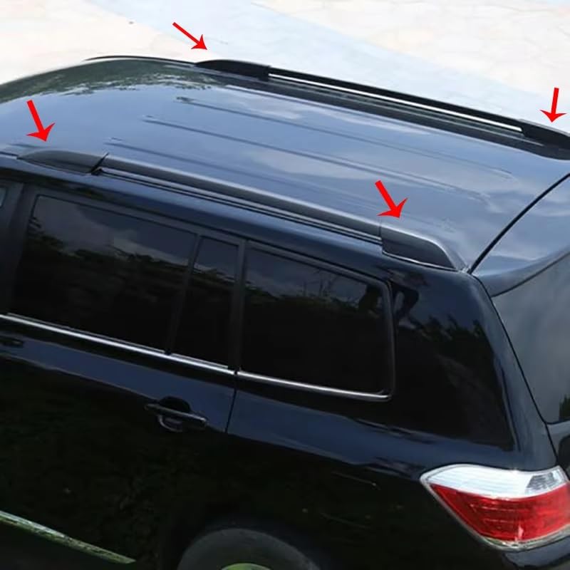 Barre transversale Toyota Highlander : coque rail toit 4x - 4