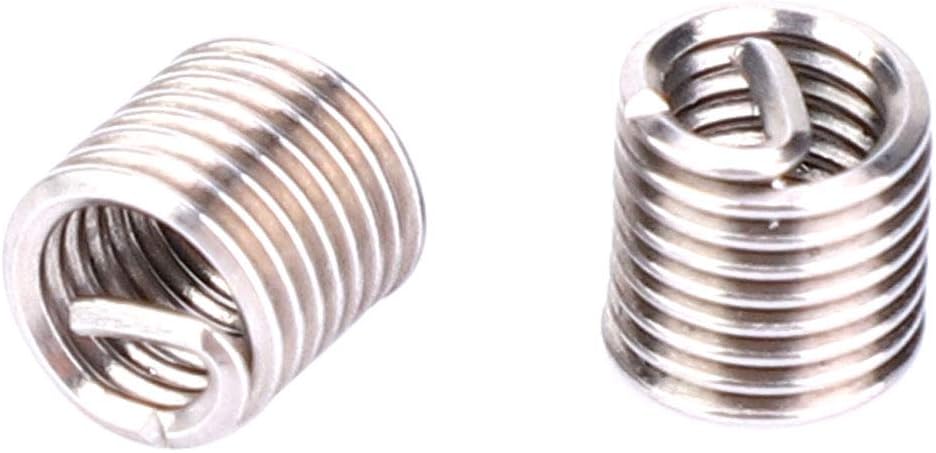 30Pcs Thread Repair Kit, Stainless Steel Twisted Drill Tap Wrench, Threaded Insert Tool M4x0.7, Metric Imperial Units Conversion, High Strength Wear Threaded Inserts