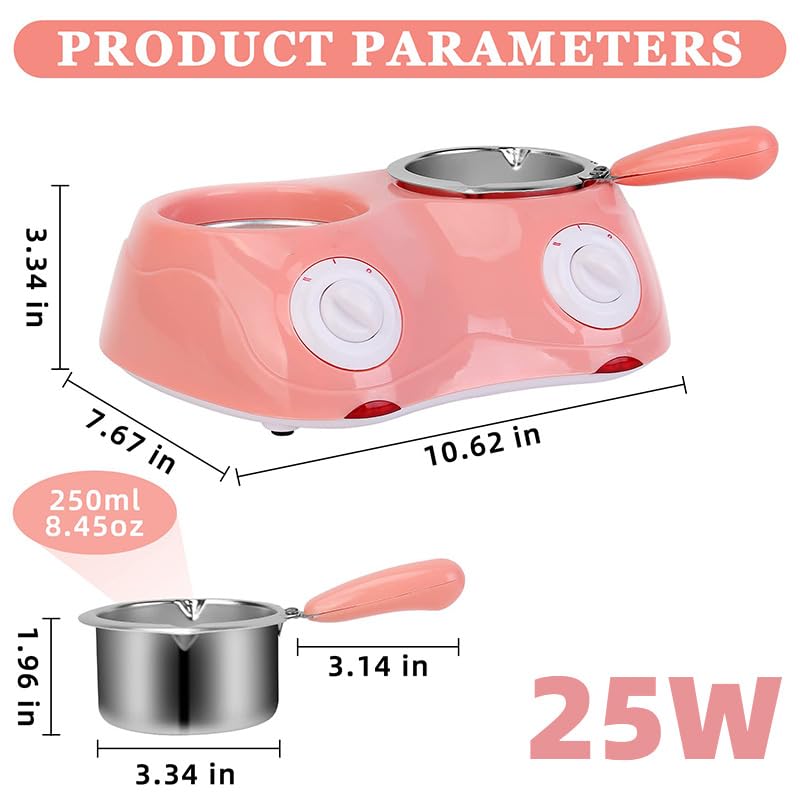Set di mini pentole per fonduta di cioccolato, con stampo fai da te e accessori per caramelle e prodotti da forno per formaggio
