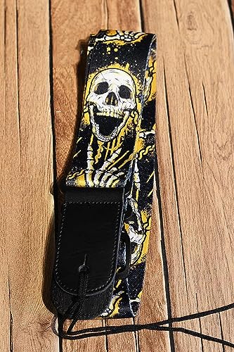Image of DEVICE OF URBAN INFOTECH Guitar Strap Belt for Acoustic & Electric Guitar Adjustable Buckle Guitar Strap Modern Design Guitar Belt For Acoustic /Bass /Electric Guitars