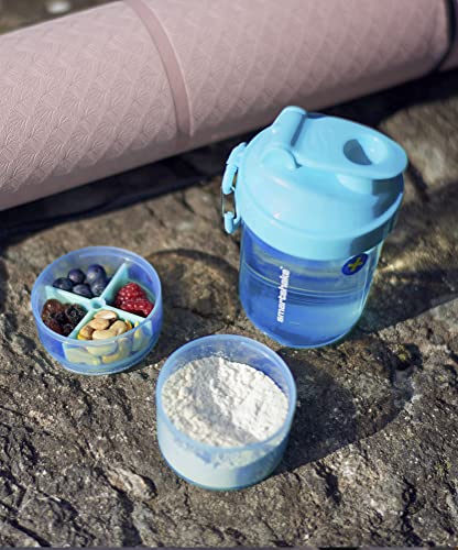 Image of SmartShake 10560101 Original 2Go Shaker, 600ml (Neon Blue)