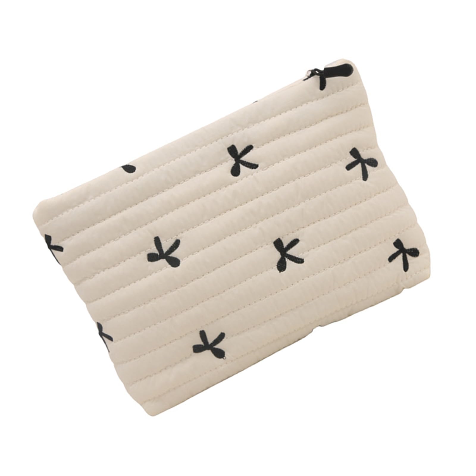 MICFENY Elegant Bowknot Makeup Organizers Practical Bowknot Makeup Holder Storage Pouches For Travelers And Beauty Lovers