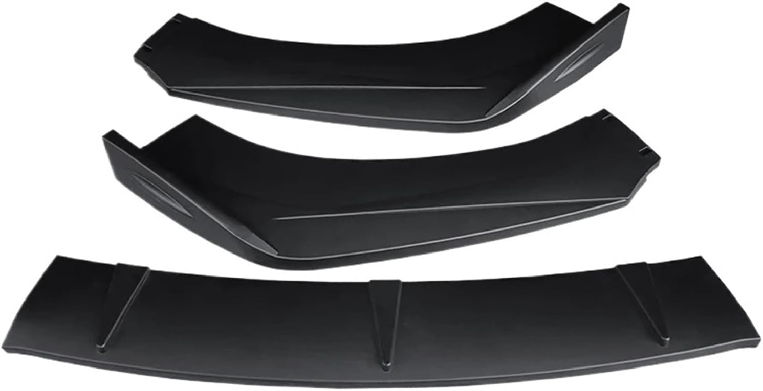 Car Front Bumper Splitter Lip Diffuser Spoiler Body Kit Protector Cover Carbon Fiber Look Accessorie Compatible for Lexus CT 200h 2011-2022(Matte Black)