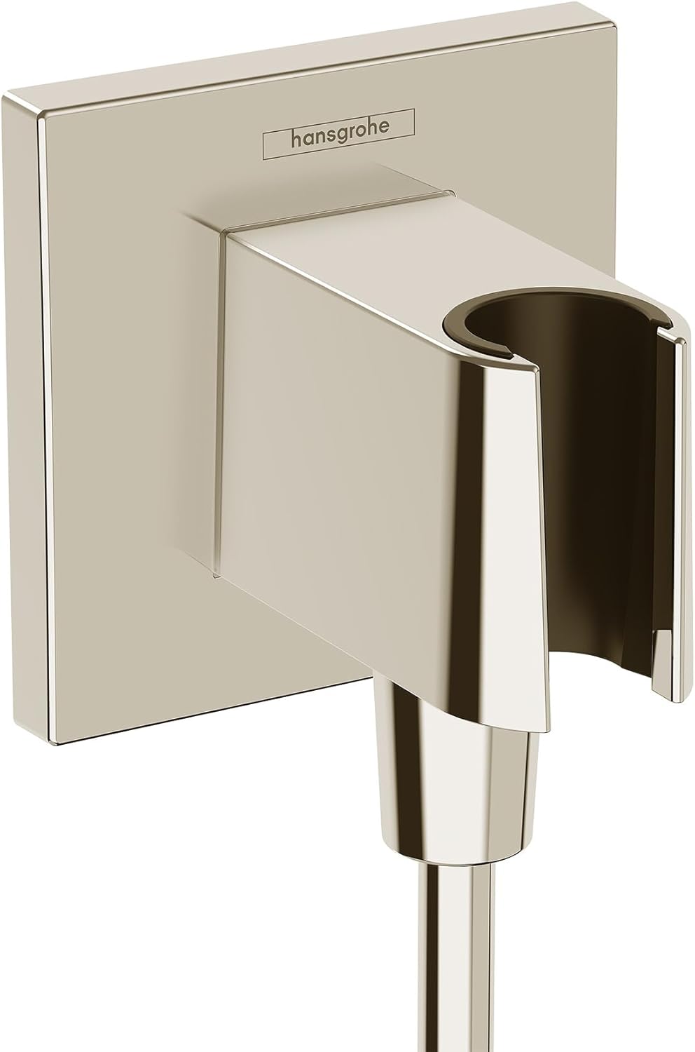 hansgrohe Handheld Shower Wall Outlet 1/2-inch Thread Connection in Chrome, 26889001