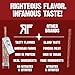 Righteous Felon Meat Sticks | 100% Beef Sticks | Gluten Free & Keto Meat Sticks | Low Sugar & High Protein Beef Sticks | Healthy Snack for Adults | Jerky Gifts for Men | OG Hickory, 24 Pack
