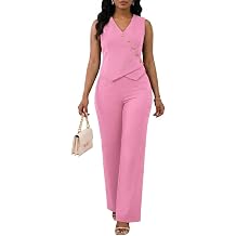 Kafiloe Pant Suits for Women Dressy 2 Piece Set Business Casual