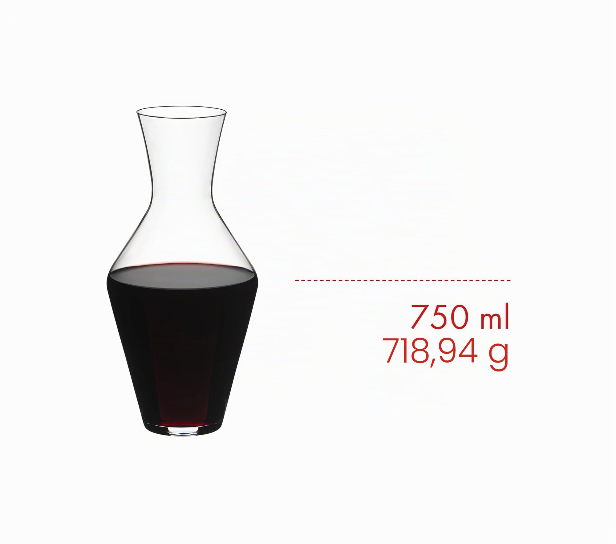 RIEDEL Veloce Décanteur, emballage individuel, verre de cristal clair, fabriqué à la machine