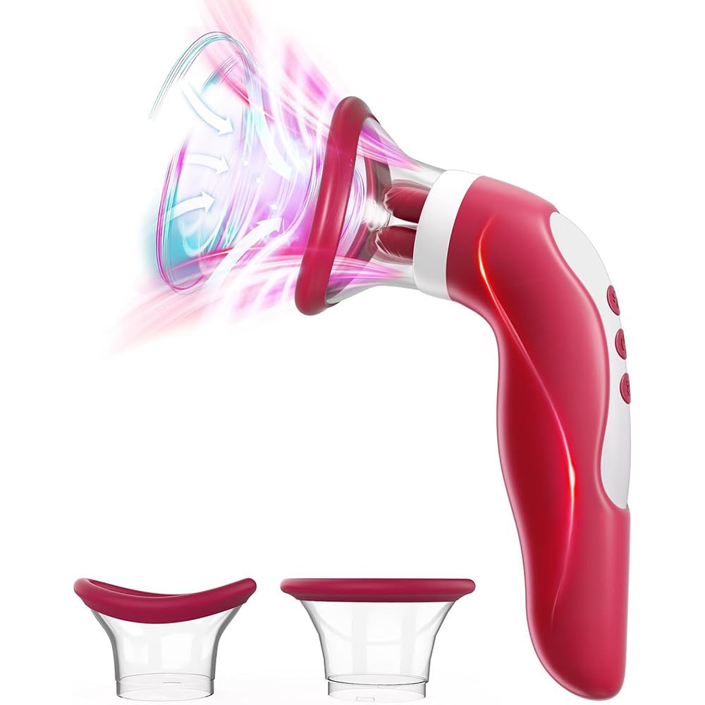Vibration für frauen Klitoris saugender Vibrator Nippel Sexspielzeug Nippelmassagegerät Klitorisleckstimulator Nippelspielzeug Mit 10 Zungenlecken und 2 Saugmodus, für die Frau
