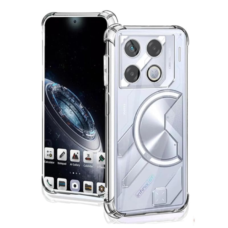SkyTree Infinix GT 20 Pro, Solid Shock Proof Bumper Hybrid Edge to Edge Protective Transparent Back Cover for Infinix GT 20 Pro 5G (B0DB66YLPD) Amazon Price History, Amazon Price Tracker