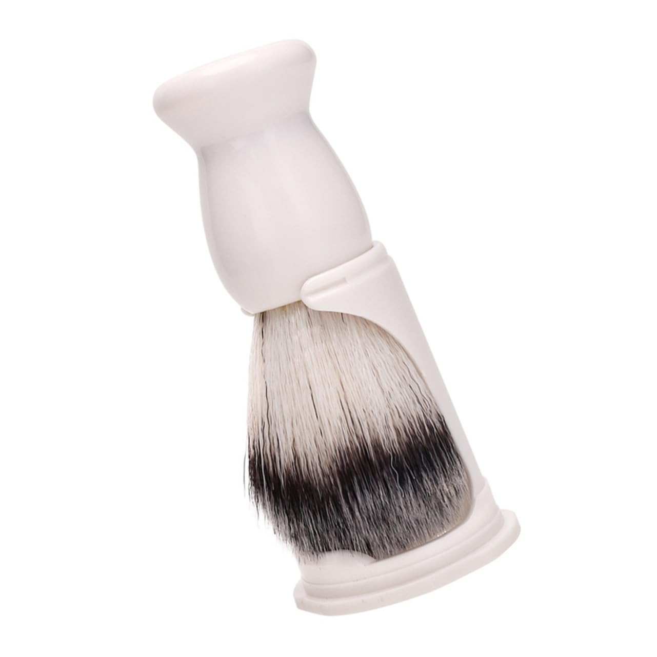 HAPINARY Male Shaving Set Shaving Brush and Stand Beard Barber Brush Hair Duster Brush Beard Brush Holder