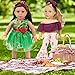 ebuddy 10 Set 18 Inch Doll Clothes - Fashion Outfit Fit for 18 inch Girl Doll (Only Clothesl)