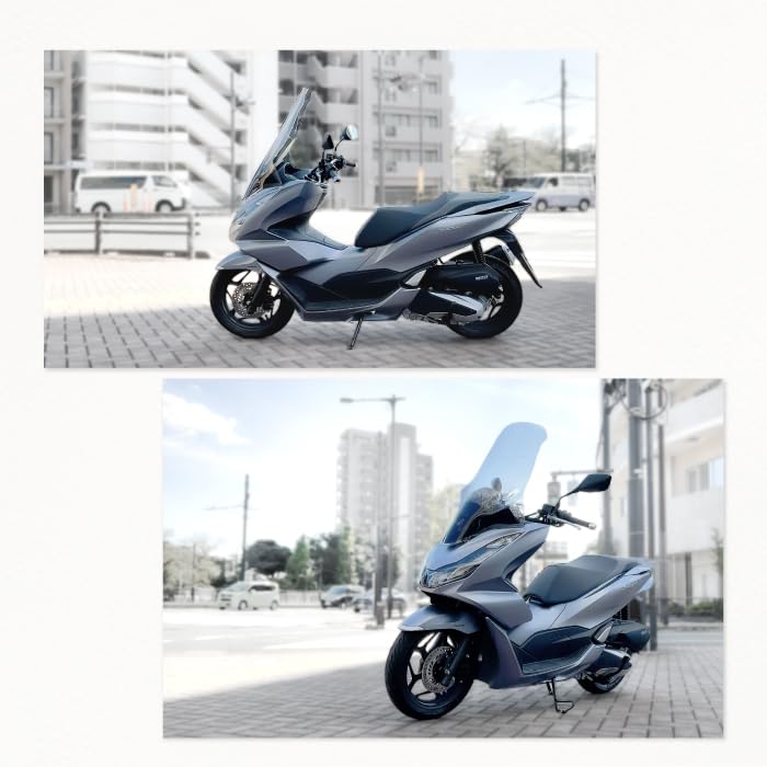 Amazon | R-SPACE ウインドシールド スモーク ホンダ PCX (JK05・JK06 