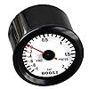 Mintice™ Car Motor Vehicle Black Face 2" 52mm Pointer Boost Gauge -1~2 Bar Meter LED Light #2