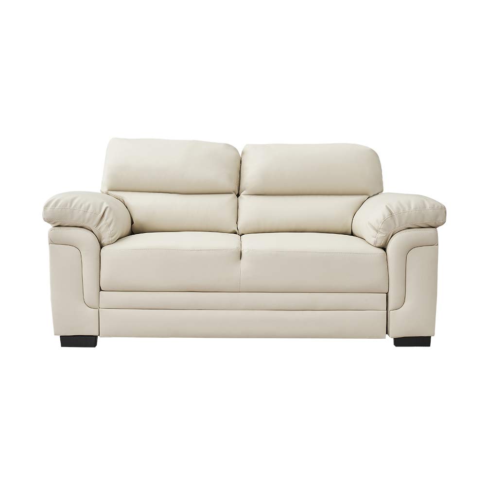 Beige Sofa Faux Leather Seater Sofa New Charleston Seater Recliner
