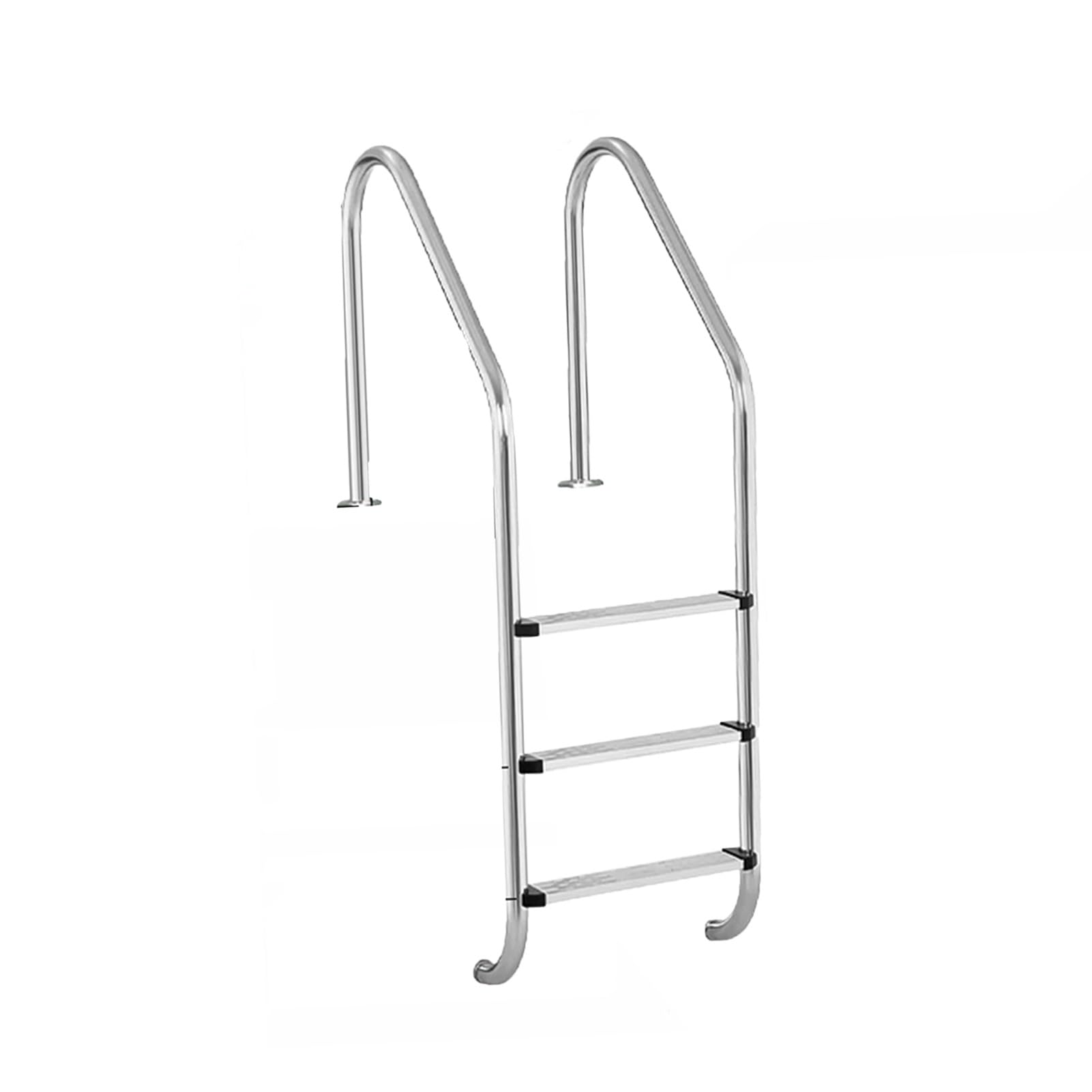 TYYCKJ Pool Ladder, Swimming Pool Climbing Equipment, 304 Stainless Steel Foot Ladder with Handrail, Suitable for Outdoor Water Parks(3 steps)