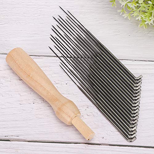 36 unidades de agulhas de lã, ferramentas de feltro de lã Agulhas de feltro de lã, reutilizáveis ​​p