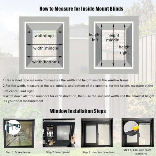 Ventana corredera horizontal de 32x14 de aluminio negro y vidrio templado 8