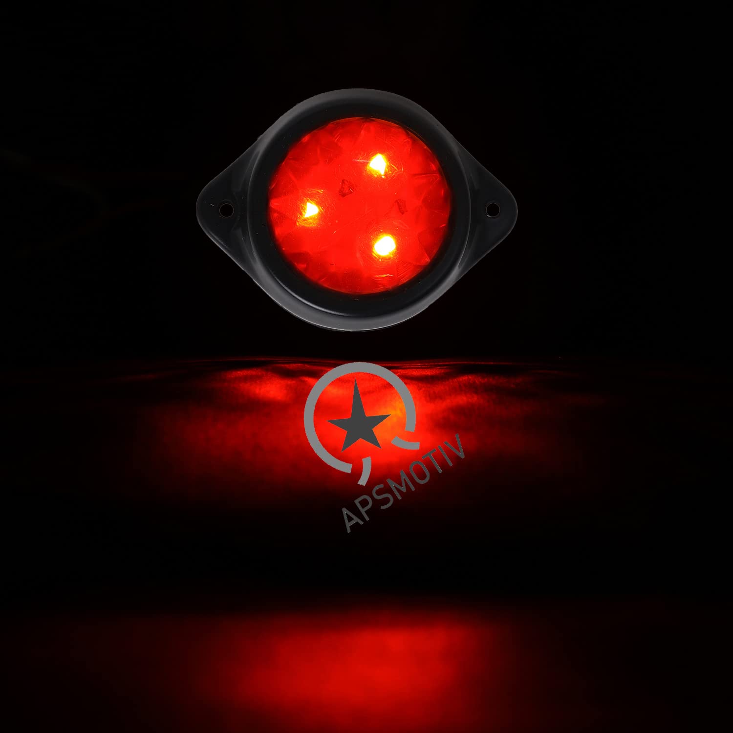 8 PCS Rouge LED ROUGE Feu de Position Latéral Indicateur Lumière Arrière Feu de Position Latéral pour Camion Remorque RV Cabine Bateau Bus Camion Feux de Position Latéraux Haute Performance
