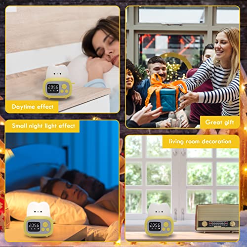 Fialame Bread Machine Shaped Night Light Alarm Clock - Adjustable Brightness, Countdown Timer, Compact Design | Perfect For Bedroom, Office, Or Travel (Yellow) #TOP4