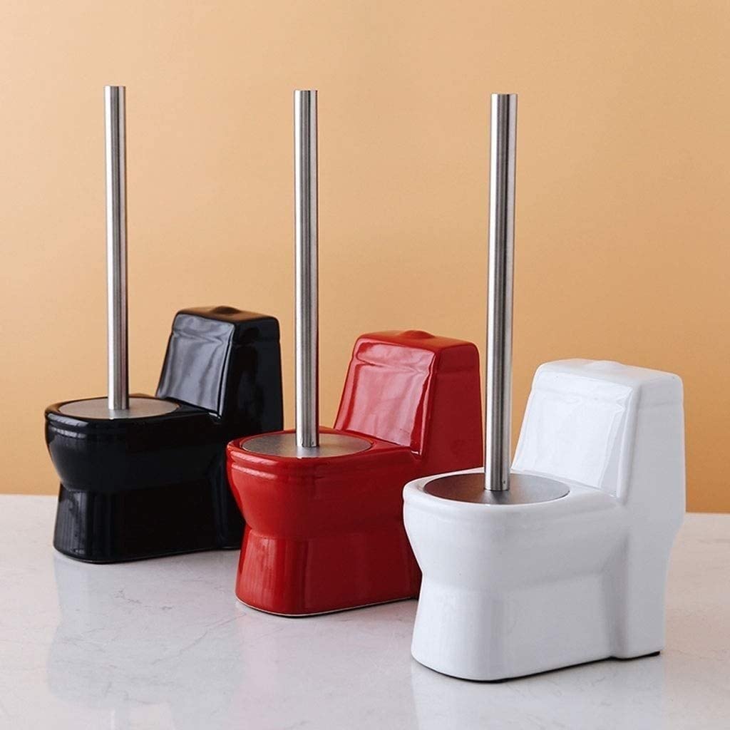Szczotka do WC Szczotka do Toalety Kreatywna Ceramiczna Szczotka Do Toalety, Zestaw Szczotek I Uchwytów Do Toalety, Głęboko Czyszcząca Szczotka Do Muszli Klozetowej Do Czyszczenia Toalet Łazienkowych