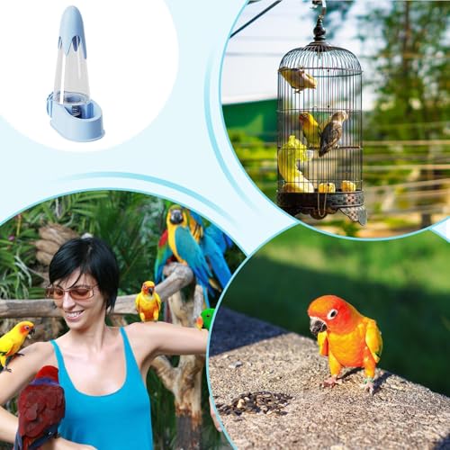 Ylnailky Vogeltränke - Automatischer Wasserspender Für Vogelkäfig - Einfache Montage Trinklösung Für Sittiche Nymphensittiche Aras Kanarienvögel Und Andere Ziervögel
