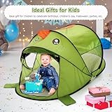 BTGGG Kids Pop Up Tent for Indoor Outdoor Children Play House for Toddlers 2 3 4 Years Old, Foldable Portable Toddler Playhouse Christmas Birthday Gift for Age 3-8 Kids 182 x 96 x 82cm, Green Dinosaur - Image 6