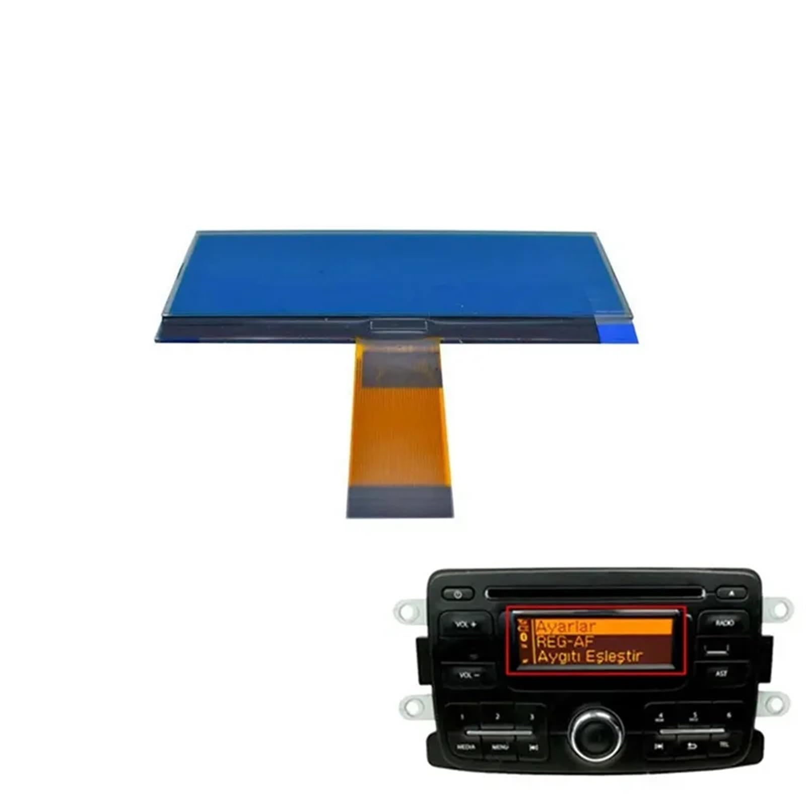 prędkościomierz tachometr Wyświetlacz LCD A30F Pasuje Do Renault, Pasuje Do Dustera, Pasuje Do Captur Pulse Symbol, Radioodtwarzacz Stereo Trzeciej Generacji, Instrumenty