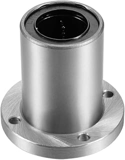 uxcell LM25UU Round Flange Linear Ball Bearings, 25mm Bore Dia, 40mm OD, 59mm Length 1Pcs