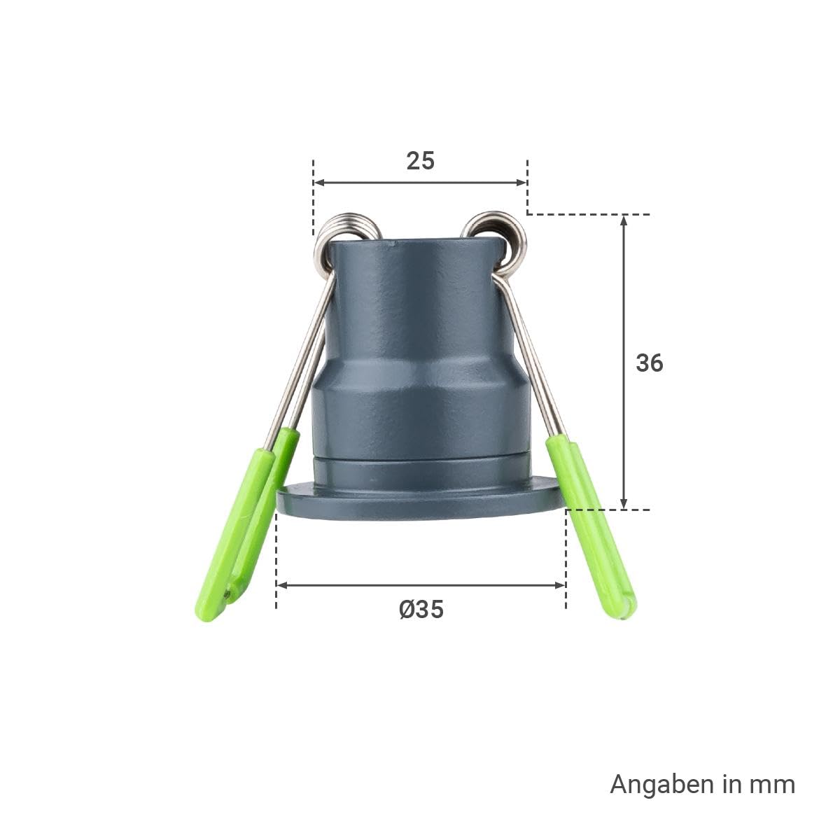 3W Mini LED Spots CCT Farbwechsel Warm-Neutral-Kalt-Weiß , Farbtemperatur einstellbar + Dimmbar über Funk & Wifi, smarthome Einbaustrahler IP65 Schutz für Innen- und Außen (Anthrazit, 8x Minispot)