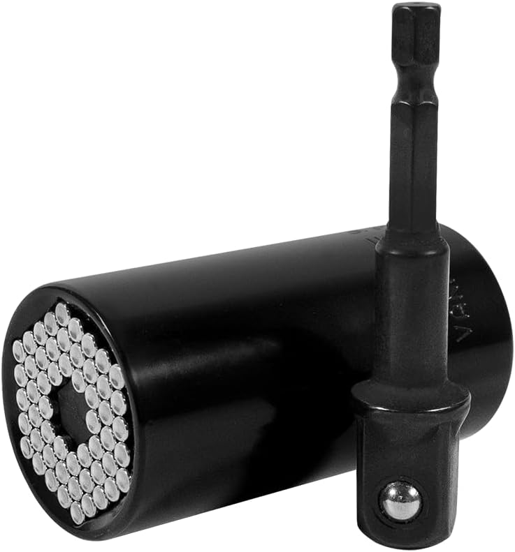 Counteract 3/8" Universal Socket, Fits 7-19mm & 1/4" - 3/4", High Carbon Steel - US38-719