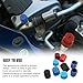 Sandfren 77PCS Car A/C System Valve Core Dust Caps Set, R134a R12 Vehicle Air Conditioning High & Low Side Valve Caps, Auto AC Service Charging Port Replacement Cover, Universal for Vehicles