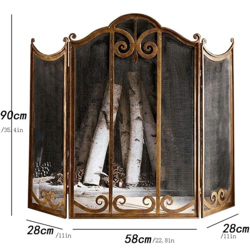 Pare-étincelles pliable de 114 cm efficace contre les projections de braises - 5
