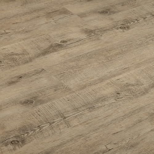 PRODURA-Dry Wood (Sample)-6 in x 7 in x 6mm/22mil Waterproof Click Lock Luxury Vinyl Plank Flooring