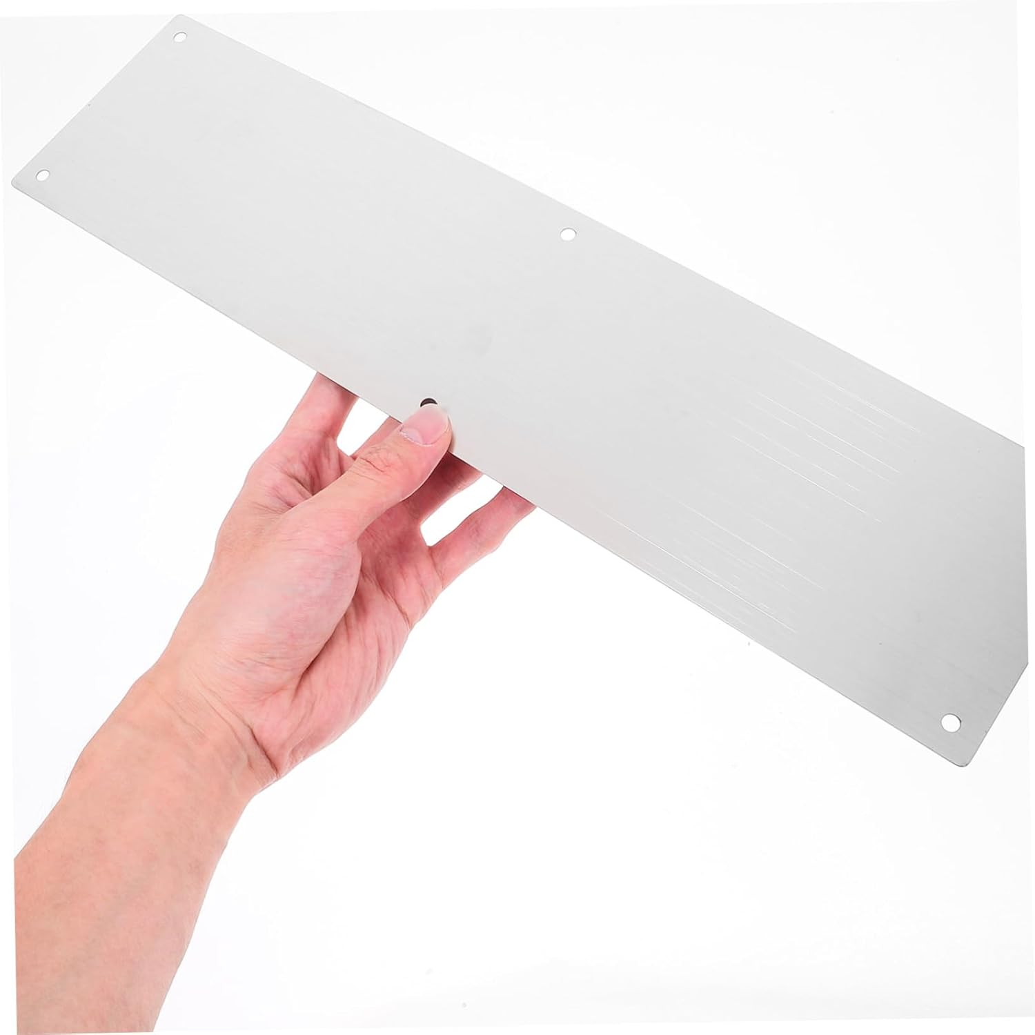 Stainless Steel Kick Plate Door Protector Decorative Door Kickplate Metal Reinforcement
