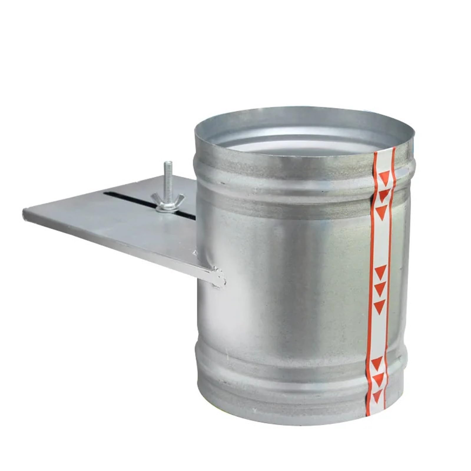 Valvola di ritegno motorizzata valvola aria serranda for tubo da 3/4/5/6/8 pollici 80/100/125/150/200mm con scheda zincata(Zinc,OD150MM)