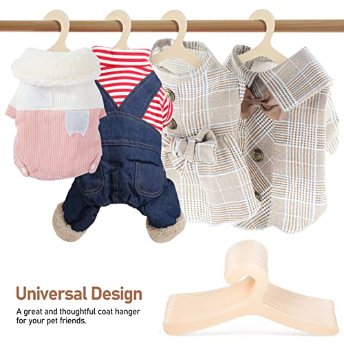 POPETPOP Pet Apparel Hangers for Small Pets Dog Clothes Hanging Racks Cat Clothes Organizers Lightweight Durable 7.48X2.75 Inch for Drying and Storage - Thumbnail 4