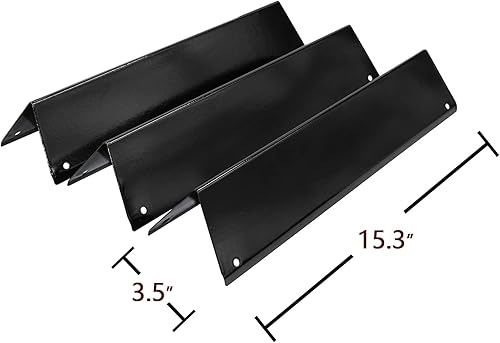 Miniatura 3 de Hongso Rejillas de parrilla de 17.5 pulgadas, barras aromatizantes de 15.3 pulgadas, tubos de quemador de 18 pulgadas, piezas de repuesto para