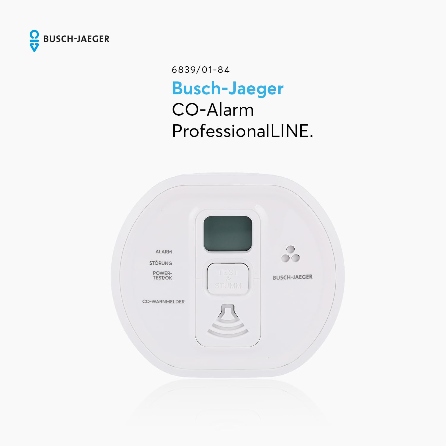 Alarm CO-Alarm - akumulator litowo-jonowy BUSCH-JAEGER 6839/01-84