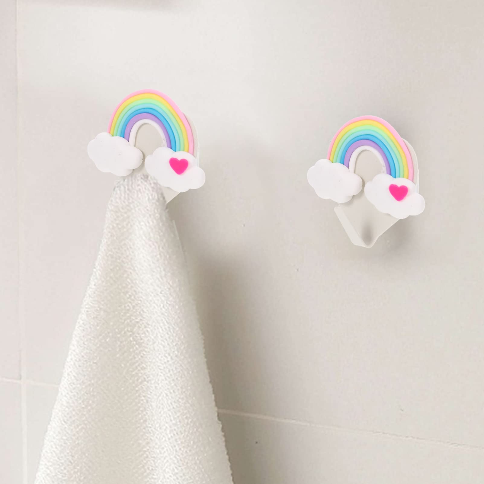 Colorful Rainbow Coat Hook Children's Rainbow Coat Rack Kids Wall