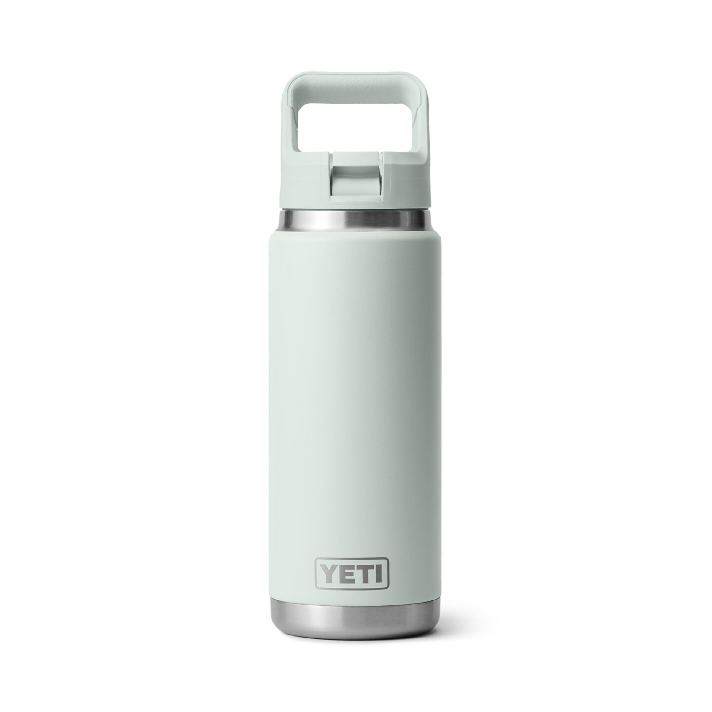 Rambler 26 oz Bottle, Vacuum Insulated, Stainless Steel with Color Matching Straw Cap