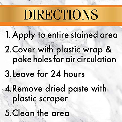 Image of Stone Care International Stone Stain Remover - 10 Ounce - Stain Remover for Food, Coffee, Red Wine, Ink, Mildew, Oil Stains (Pack of 3)